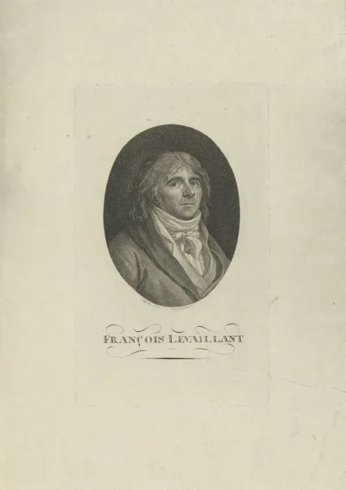 Framed Print : Portrait of Francois Levaillant (1753-1824), 1801. Creator: Westermayr, Conrad (1765-1834) Framed Print : Portrait of Francois Levaillant (1753-1824), 1801. Creator: Westermayr, Conrad (1765-1834)