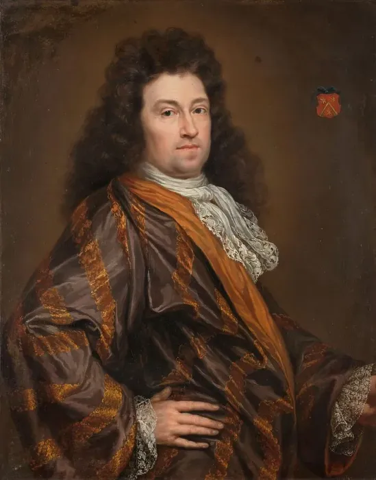 Framed Print : Portrait of François Leydecker (1650-1718). Delegate to the Court of Audit for Zeeland, c.1690. Creator: Unknown Framed Print : Portrait of François Leydecker (1650-1718). Delegate to the Court of Audit for Zeeland, c.1690. Creator: Unknown