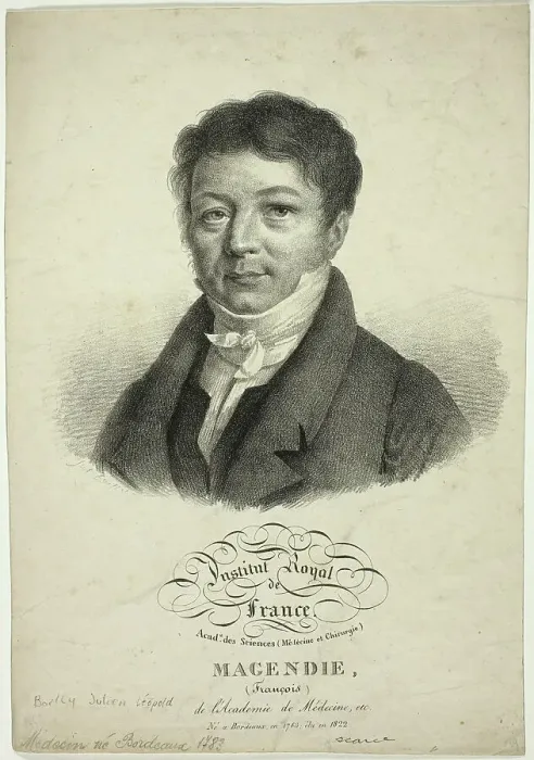Framed Print : Portrait of François Magendie, c. 1822. Creator: Julien Leopold Boilly Framed Print : Portrait of François Magendie, c. 1822. Creator: Julien Leopold Boilly