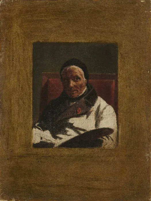 Framed Print : Portrait of Francois-Marius Granet (1775-1849), 1846. Creator: Cogniet, Leon (1794-1880) Framed Print : Portrait of Francois-Marius Granet (1775-1849), 1846. Creator: Cogniet, Leon (1794-1880)