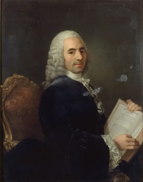 Framed Print : Portrait of Francois Quesnay (1694-1774), 1743. Creator: Anonymous Framed Print : Portrait of Francois Quesnay (1694-1774), 1743. Creator: Anonymous