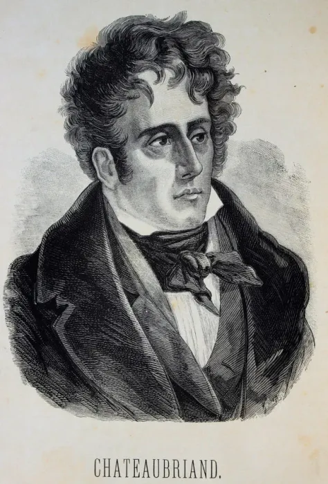 Framed Print : Portrait of Francois-Rene, vicomte de Chateaubriand (1768-1848), 1880. Creator: Doré Framed Print : Portrait of Francois-Rene, vicomte de Chateaubriand (1768-1848), 1880. Creator: Doré