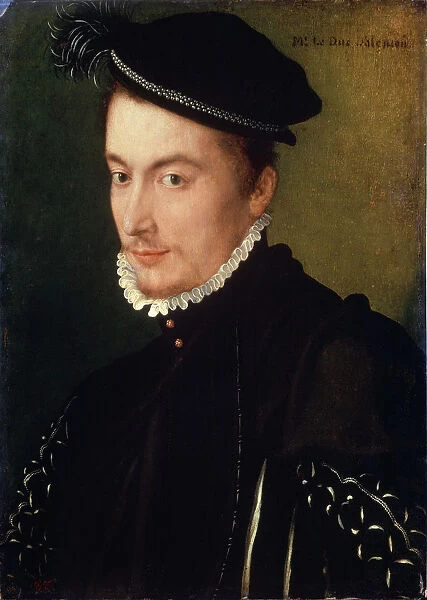 Portrait of Francois de Valois, Duke of Alencon, late 1560s. Artist: French Master