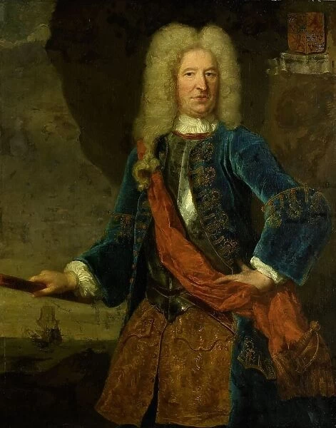 Portrait of François van Aerssen, Lord of Sommelsdijk, Vice-Admiral of Holland and West-Friesland, 1 Creator: Mattheus Verheyden