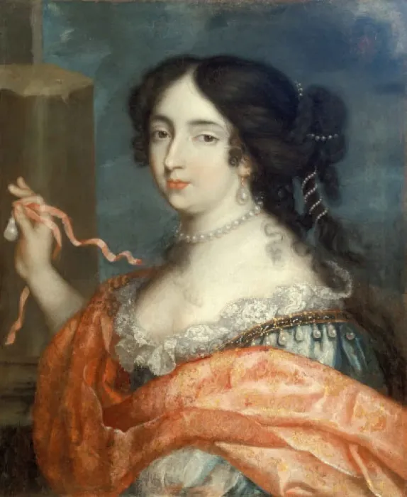 Framed Print : Portrait of Francoise d Aubigne (1635-1719), Madame Scarron, c. 1670. Creator: Anonymous Framed Print : Portrait of Francoise d Aubigne (1635-1719), Madame Scarron, c. 1670. Creator: Anonymous