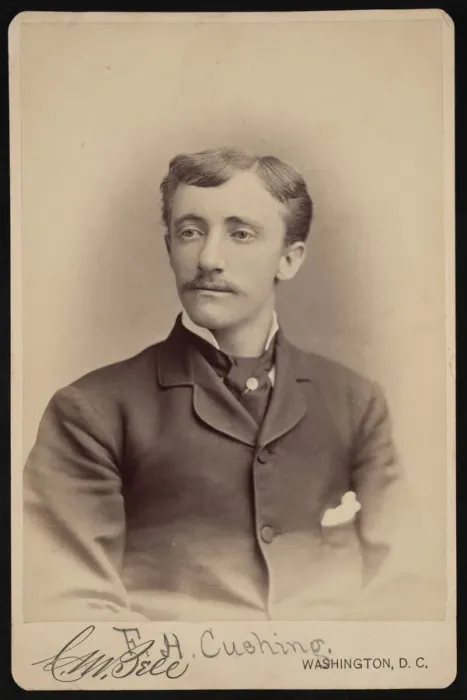Framed Print : Portrait of Frank Hamilton Cushing (1857-1900), Before 1893. Creator: Charles Milton Bell Framed Print : Portrait of Frank Hamilton Cushing (1857-1900), Before 1893. Creator: Charles Milton Bell