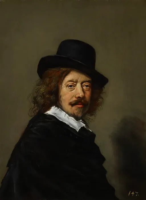 Framed Print : Portrait of Frans Hals, about 1650. Creator: Frans Hals Framed Print : Portrait of Frans Hals, about 1650. Creator: Frans Hals