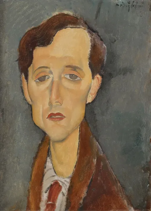 Framed Print : Portrait of Frans Hellens (1881-1972) Framed Print : Portrait of Frans Hellens (1881-1972)