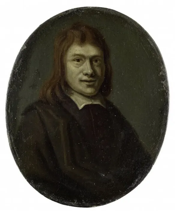 Framed Print : Portrait of Frans van Hoogstraten, Poet and Bookseller in Rotterdam and Dordrecht, 1700-1732. Creator: Arnoud van Halen Framed Print : Portrait of Frans van Hoogstraten, Poet and Bookseller in Rotterdam and Dordrecht, 1700-1732. Creator: Arnoud van Halen
