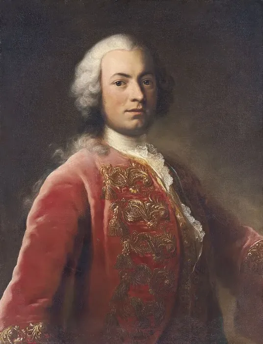 Framed Print : Portrait of Franz Carl von Soyer, 1750. Creator: Georg Desmarees Framed Print : Portrait of Franz Carl von Soyer, 1750. Creator: Georg Desmarees