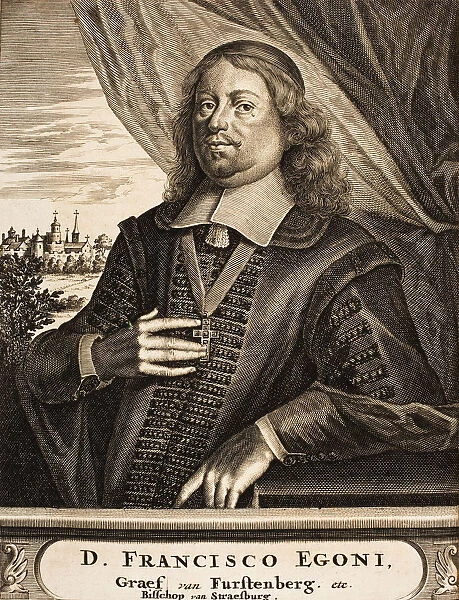 Portrait of Franz Egon von Fürstenberg-Heiligenberg (1626-1682), Prince-Bishop of Strassburg