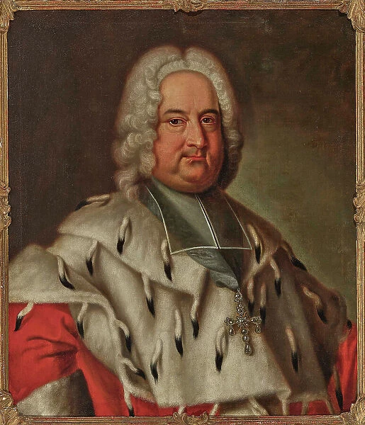Portrait of Franz Georg von Schönborn (1682-1756), c. 1740. Creator: Anonymous