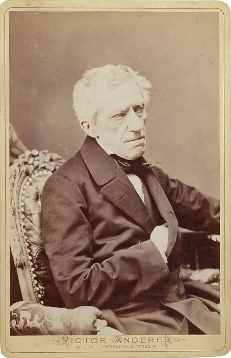 Framed Print : Portrait of Franz Grillparzer (1791-1872), c 1861. Creator: Angerer, Ludwig (1827-1879) Framed Print : Portrait of Franz Grillparzer (1791-1872), c 1861. Creator: Angerer, Ludwig (1827-1879)