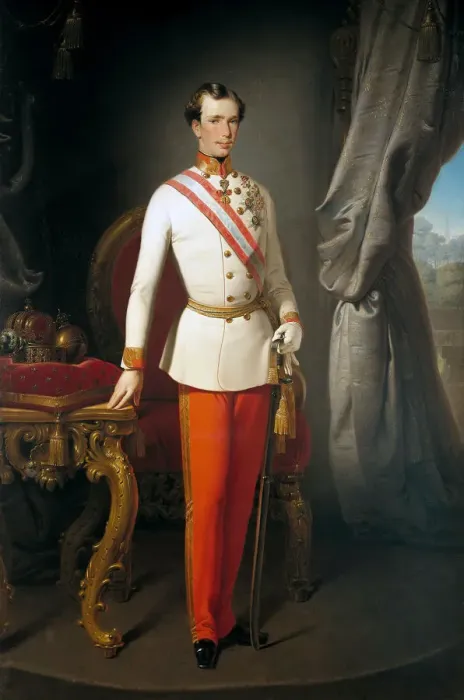 Framed Print : Portrait of Franz Joseph I of Austria, Between 1857 and 1859 Framed Print : Portrait of Franz Joseph I of Austria, Between 1857 and 1859