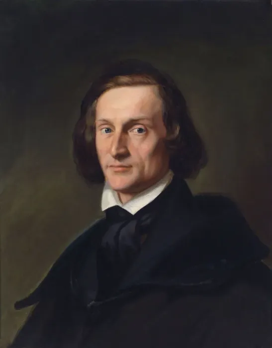 Framed Print : Portrait of Franz Liszt (1811-1886). Artist: Anonymous Framed Print : Portrait of Franz Liszt (1811-1886). Artist: Anonymous