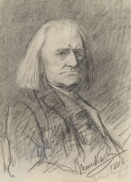 Portrait of Franz Liszt (1811-1886), 1886