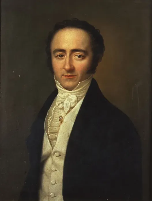 Framed Print : Portrait of Franz Xavier Wolfgang Mozart (1791-1844), 1825 Framed Print : Portrait of Franz Xavier Wolfgang Mozart (1791-1844), 1825