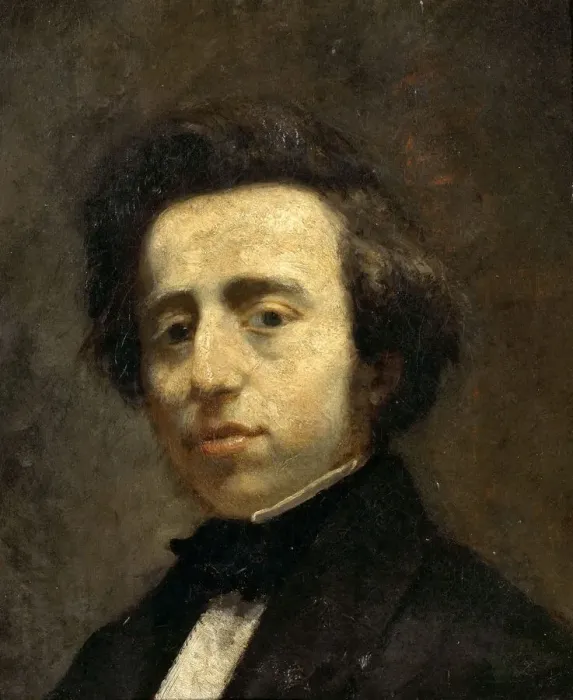Framed Print : Portrait of Frederic Chopin. Artist: Couture, Thomas (1815-1879) Framed Print : Portrait of Frederic Chopin. Artist: Couture, Thomas (1815-1879)