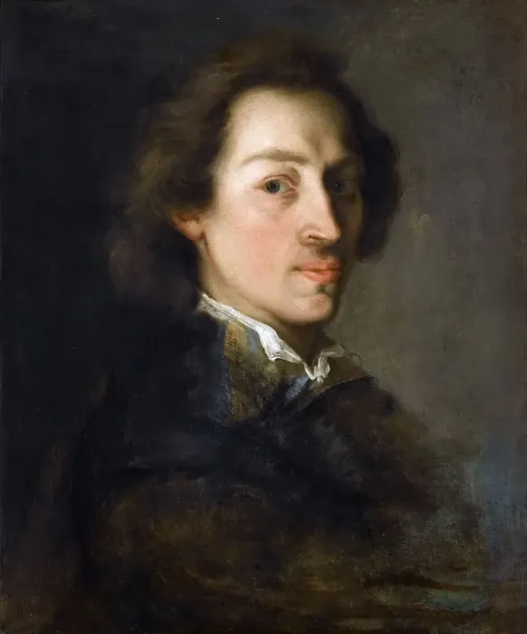 Framed Print : Portrait of Frederic Chopin. Artist: Scheffer, Ary (1795-1858)