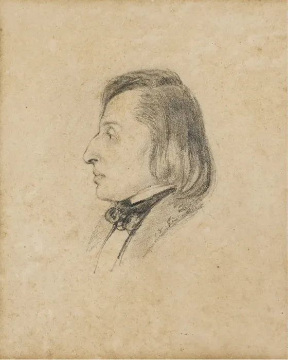 Framed Print : Portrait of Frederic Chopin. Artist: Viardot-Garcia, Pauline (1821-1910) Framed Print : Portrait of Frederic Chopin. Artist: Viardot-Garcia, Pauline (1821-1910)