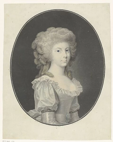 Portrait of Frederica Louise Wilhelmina, 1780-1803. Creator: Charles-Melchior Descourtis
