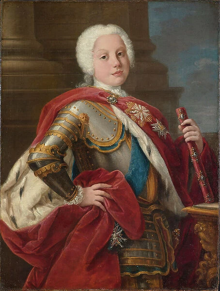 Portrait of Frederick Christian, Elector of Saxony (1722-1763), 1739. Creator: Ceccarini, Sebastiano (1703-1783)
