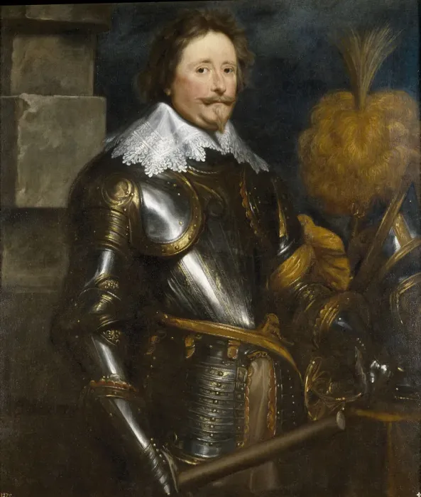 Framed Print : Portrait of Frederick Henry, Prince of Orange (1584-1647). Artist: Dyck, Sir Anthony van (1599-1641) Framed Print : Portrait of Frederick Henry, Prince of Orange (1584-1647). Artist: Dyck, Sir Anthony van (1599-1641)