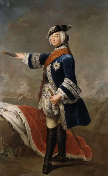 Portrait of Frederick II of Prussia (1712-1786), 1746