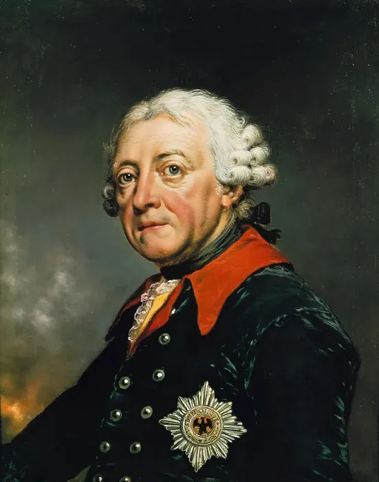 Framed Print : Portrait of Frederick II of Prussia (1712-1786), 1782 Framed Print : Portrait of Frederick II of Prussia (1712-1786), 1782