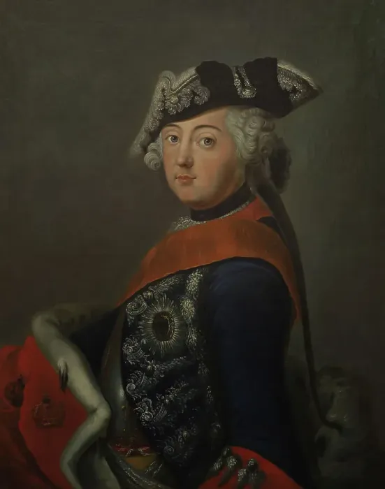 Framed Print : Portrait of Frederick II of Prussia (1712-1786), Second Half of the 18th cen. Creator: Anonymous Framed Print : Portrait of Frederick II of Prussia (1712-1786), Second Half of the 18th cen. Creator: Anonymous