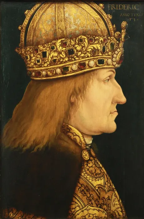 Framed Print : Portrait of Frederick III (1415-1493), Holy Roman Emperor, c. 1510 Framed Print : Portrait of Frederick III (1415-1493), Holy Roman Emperor, c. 1510