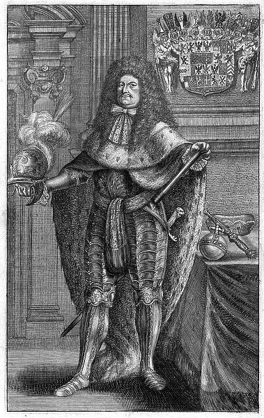 Portrait of Frederick William (1620-1688), Elector of Brandenburg, Duke of Prussia, 1683. Artist: Vogel, Johann Jakob (1660-1727)