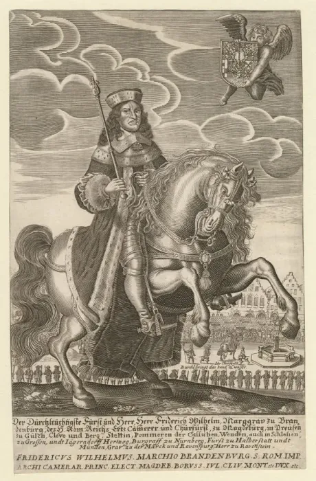 Framed Print : Portrait of Frederick William (1620-1688), Elector of Brandenburg, Duke of Prussia, 1680 Framed Print : Portrait of Frederick William (1620-1688), Elector of Brandenburg, Duke of Prussia, 1680