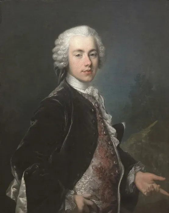 Framed Print : Portrait of Frederik Berregaard, 1743-1747. Creator: Louis Tocque Framed Print : Portrait of Frederik Berregaard, 1743-1747. Creator: Louis Tocque