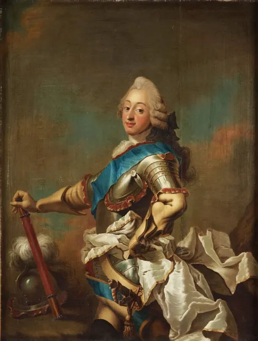 Framed Print : Portrait of Frederik V of Denmark (1723-1766), Mid of the 18th cen Framed Print : Portrait of Frederik V of Denmark (1723-1766), Mid of the 18th cen