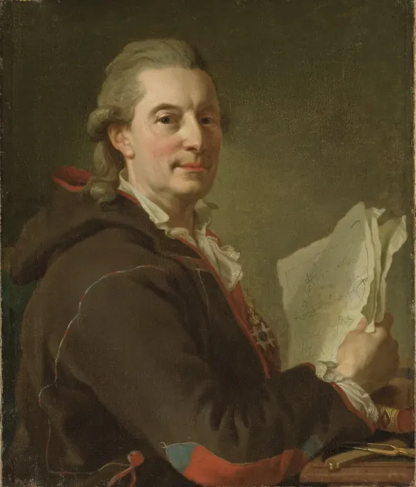 Framed Print : Portrait of Fredrik Henrik af Chapman (1721-1808), 1778 Framed Print : Portrait of Fredrik Henrik af Chapman (1721-1808), 1778