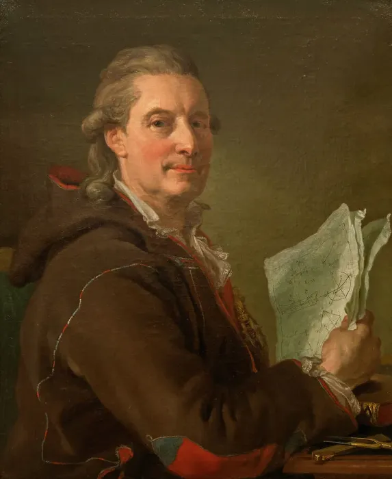 Framed Print : Portrait of Fredrik Henrik af Chapman (1721-1808), 1778. Creator: Pasch, Lorenz, the Younger (1733-1805) Framed Print : Portrait of Fredrik Henrik af Chapman (1721-1808), 1778. Creator: Pasch, Lorenz, the Younger (1733-1805)