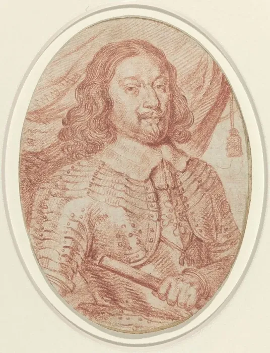 Framed Print : Portrait of a French General. Creator: Balthazar Moncornet Framed Print : Portrait of a French General. Creator: Balthazar Moncornet