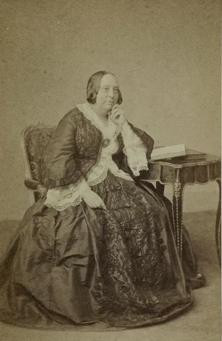 Framed Print : Portrait of the French writer Countess Dash (1804-1872), 1872. Creator: Franck (François Gobinet de Villechole) (1816-1906) Framed Print : Portrait of the French writer Countess Dash (1804-1872), 1872. Creator: Franck (François Gobinet de Villechole) (1816-1906)