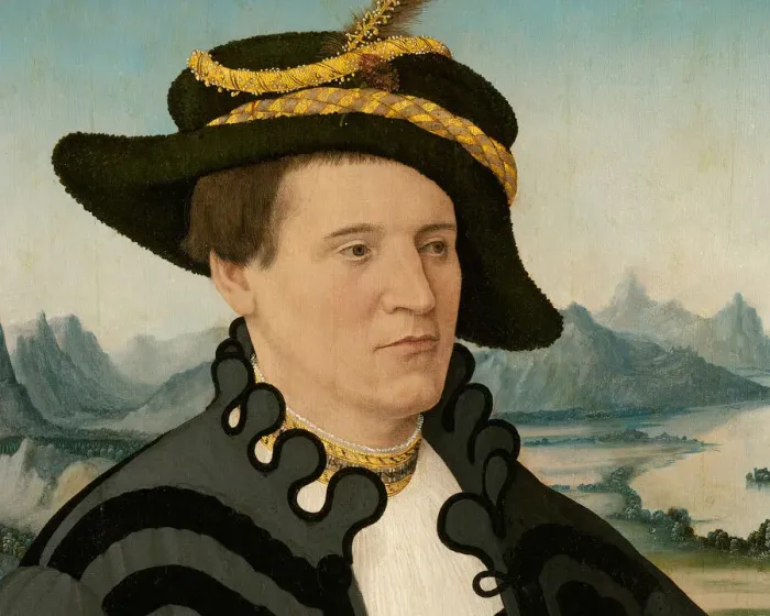Framed Print : Portrait of Fridrich Rorbach, 1532. Creator: Conrad Faber von Creuznach Framed Print : Portrait of Fridrich Rorbach, 1532. Creator: Conrad Faber von Creuznach