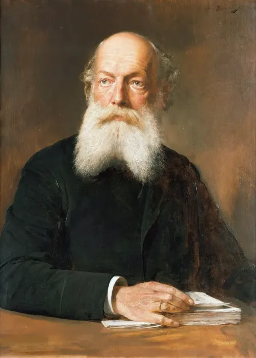 Framed Print : Portrait of Friedrich August Kekule von Stradonitz, (1829-1896), 1890. Creator: Angeli Framed Print : Portrait of Friedrich August Kekule von Stradonitz, (1829-1896), 1890. Creator: Angeli