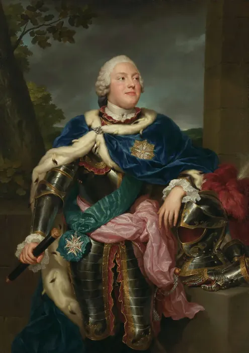 Framed Print : Portrait of Friedrich Christian, Prince of Saxony, 1751. Creator: Anton Raphael Mengs Framed Print : Portrait of Friedrich Christian, Prince of Saxony, 1751. Creator: Anton Raphael Mengs