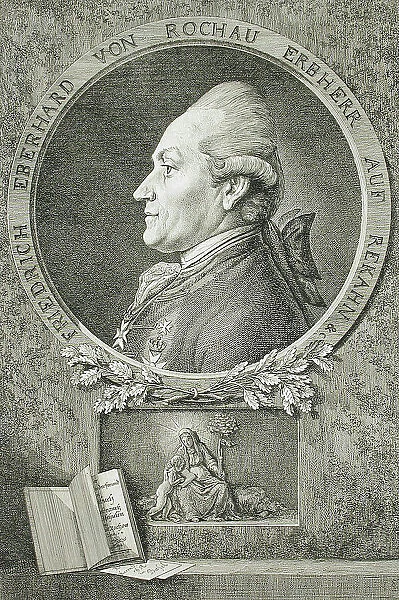 Portrait of Friedrich Eberhard von Rochau, 1777. Creator: Daniel Nikolaus Chodowiecki