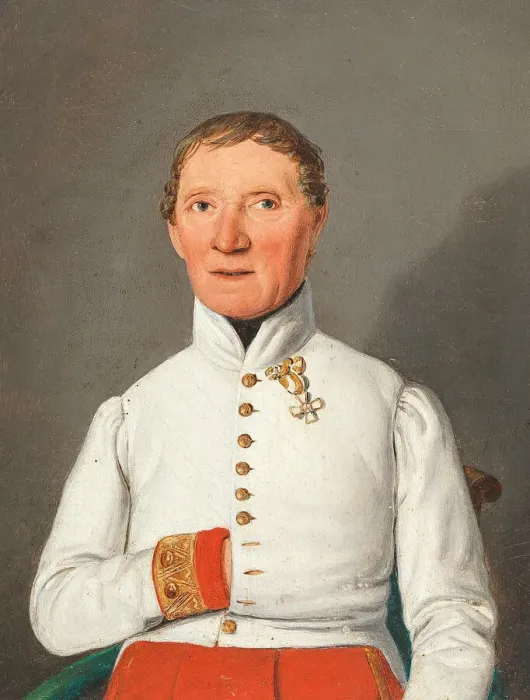 Framed Print : Portrait of Friedrich Hoffmann von Donnersberg (1769-1848), 1842 Framed Print : Portrait of Friedrich Hoffmann von Donnersberg (1769-1848), 1842