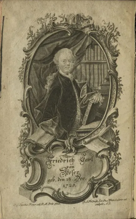 Framed Print : Portrait of Friedrich Karl Freiherr von Moser (1723-1798), 1775 Framed Print : Portrait of Friedrich Karl Freiherr von Moser (1723-1798), 1775