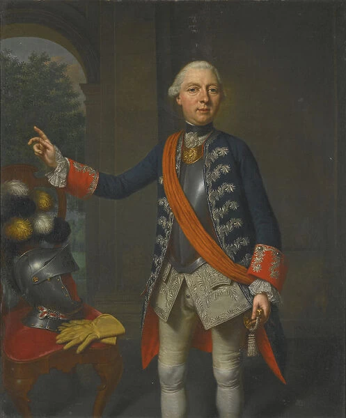 Portrait of Friedrich Wilhelm Ernst, Count of Schaumburg-Lippe (1724-1777), 1763. Artist: Verheyden, Mattheus (1700-1777)
