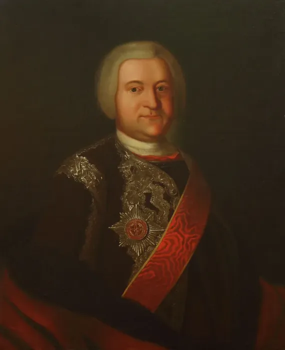 Framed Print : Portrait of Fyodor Abrahamovich Lopukhin (1697-1757), Second Half of the 18th cen. Creator: Anonymous Framed Print : Portrait of Fyodor Abrahamovich Lopukhin (1697-1757), Second Half of the 18th cen. Creator: Anonymous