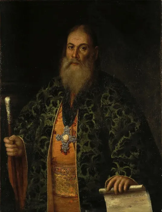 Framed Print : Portrait of Fyodor Dubyansky, 1761. Artist: Antropov, Alexei Petrovich (1716-1795) Framed Print : Portrait of Fyodor Dubyansky, 1761. Artist: Antropov, Alexei Petrovich (1716-1795)
