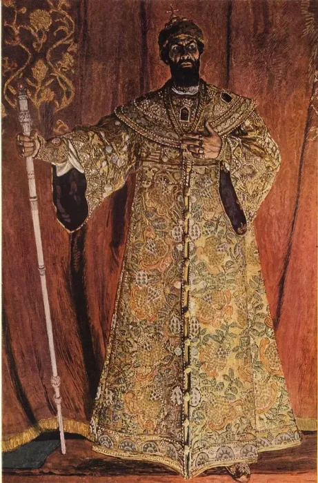 Framed Print : Portrait of Fyodor Ivanov Shaliapin (1873-1939) in the Role of Boris Godunov, 1912, (1965) Framed Print : Portrait of Fyodor Ivanov Shaliapin (1873-1939) in the Role of Boris Godunov, 1912, (1965)