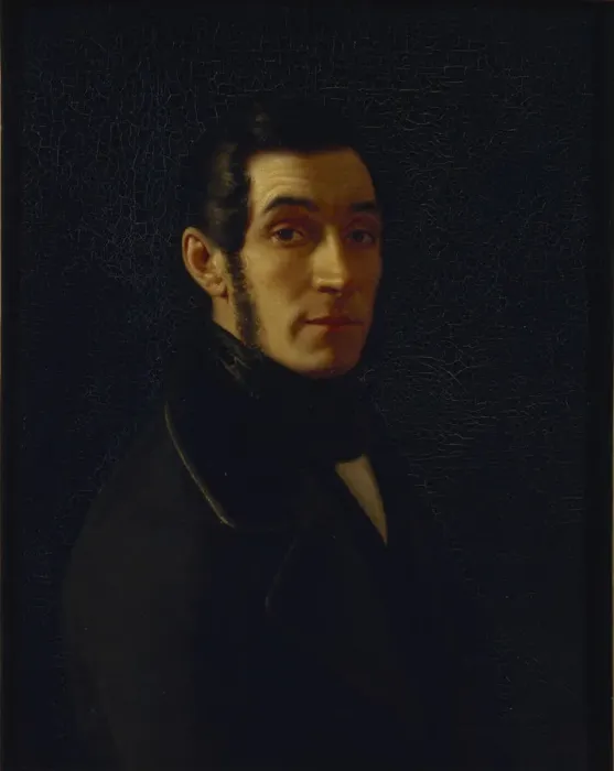 Framed Print : Portrait of Fyodor Iwanowitsch Inozemtsev (1802?1869), 1844. Artist: Zakharov (Chechenets), Pyotr Zakharovich (1816-1846) Framed Print : Portrait of Fyodor Iwanowitsch Inozemtsev (1802?1869), 1844. Artist: Zakharov (Chechenets), Pyotr Zakharovich (1816-1846)
